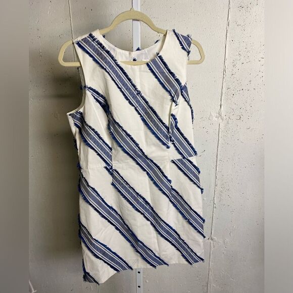 #700 MILLY Kendra Diagonal Mini Dress New with tags - Picture 6 of 12